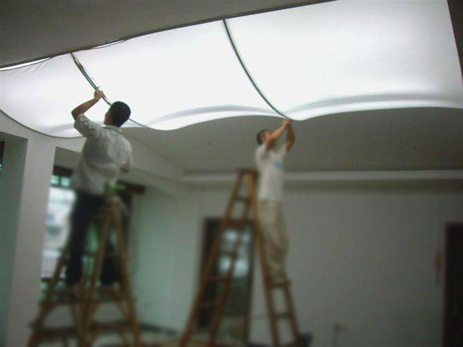 图解|软膜天花吊顶安装方法 施工流程